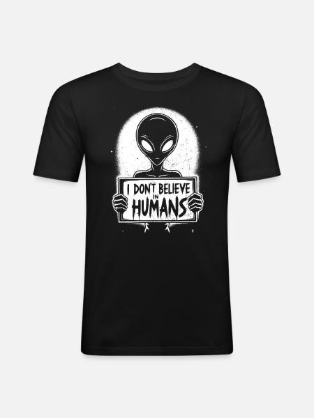 Alien - Men's Slim Fit T-Shirt - black