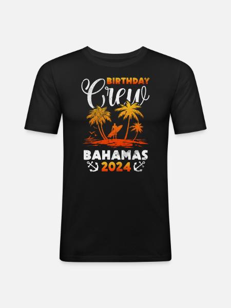 Bahamas - Men's Slim Fit T-Shirt - black