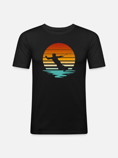 Wakeboard Wakeboarder Wakeboarding Gift - Men's Slim Fit T-Shirt - black