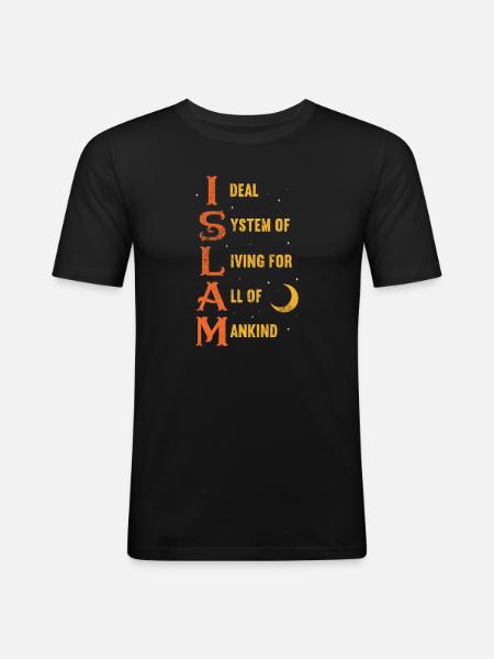 Muslim - Men's Slim Fit T-Shirt - black
