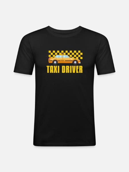 Taxi - Men's Slim Fit T-Shirt - black
