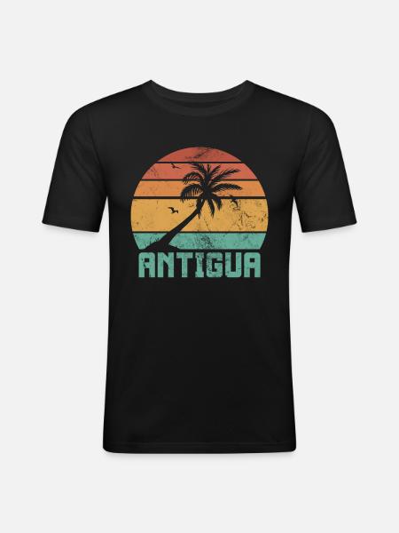 Antigua - Men's Slim Fit T-Shirt - black