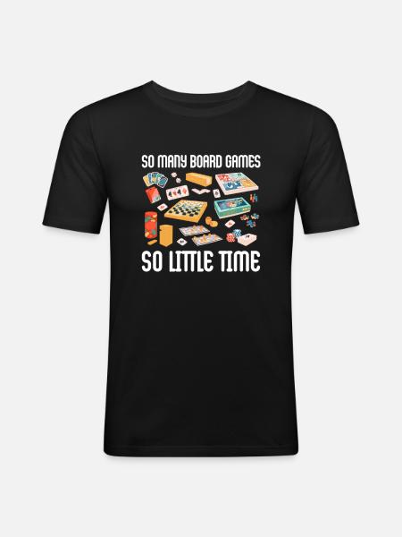 Board Game Board Games Game Night Games Gift - Men's Slim Fit T-Shirt - black