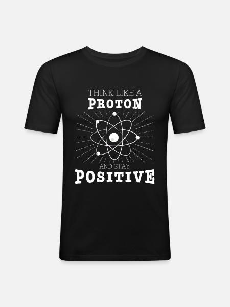 Nerd Science Geek - Men's Slim Fit T-Shirt - black