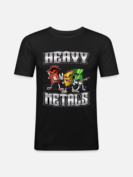 Nerd Science Geek - Men's Slim Fit T-Shirt - black