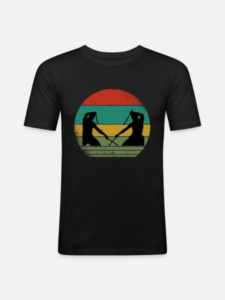Escrima Arnis Kali - Men's Slim Fit T-Shirt - black