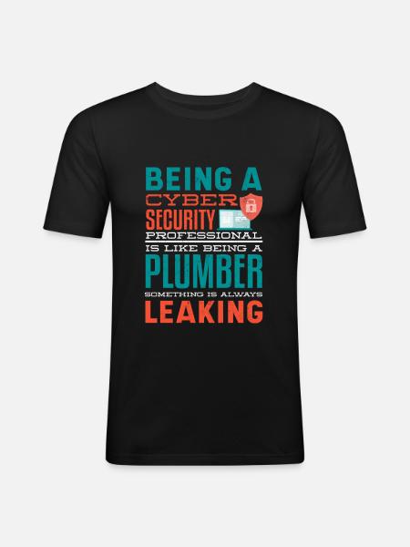 Expert en cybersécurité Hacker éthique - T-shirt près du corps Homme - noir