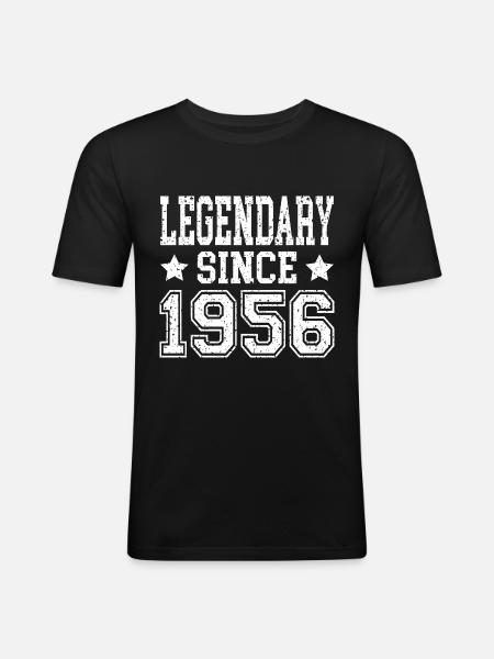 Legendary since 1956 - Men's Slim Fit T-Shirt - black