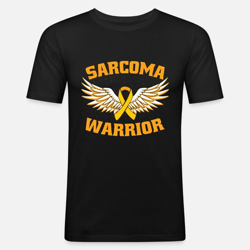 Sarcoma Warrior - Men's Slim Fit T-Shirt - black