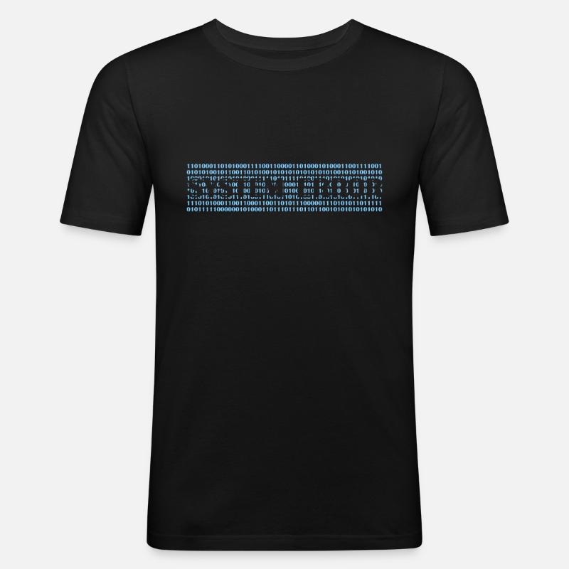 System error - Men's Slim Fit T-Shirt - black