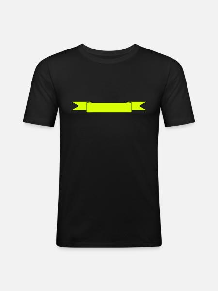 Banner (cheap!) - Men's Slim Fit T-Shirt - black