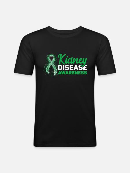 Kidney donor - Men's Slim Fit T-Shirt - black