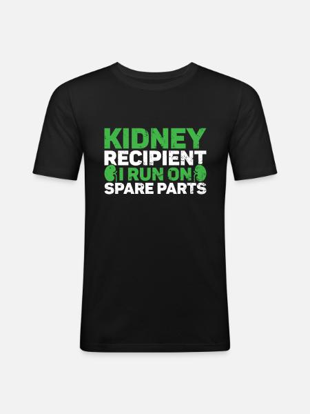 Kidney donor - Men's Slim Fit T-Shirt - black