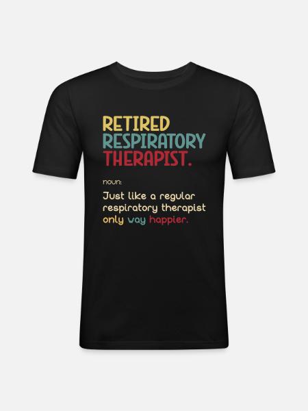 Respiratory therapists - Men's Slim Fit T-Shirt - black