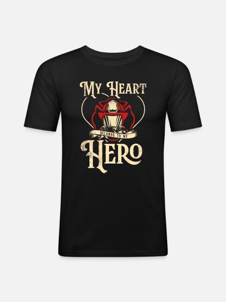 Firefighter Fire Crews ́ - Men's Slim Fit T-Shirt - black
