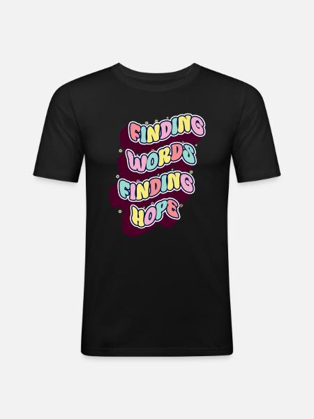 Groovy Speech Language Pathologist SLP - Men's Slim Fit T-Shirt - black