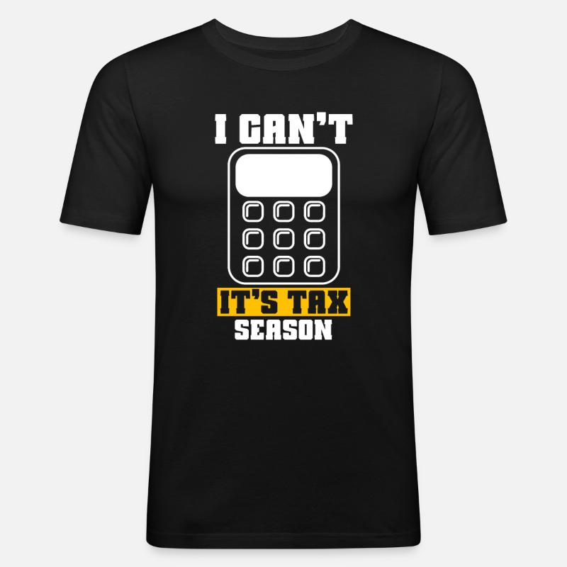 Secrétaire Comptable des Comptables Comptabilité - T-shirt près du corps Homme - noir