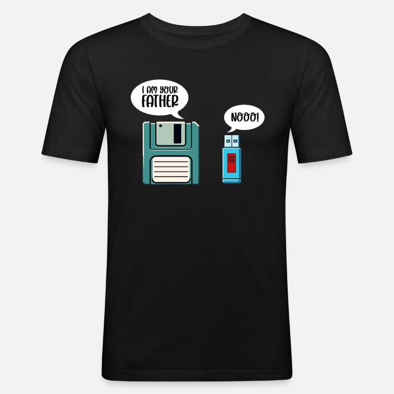 Programmierer Computercodierungssoftwareentwickler - Männer Slim Fit T-Shirt - Schwarz