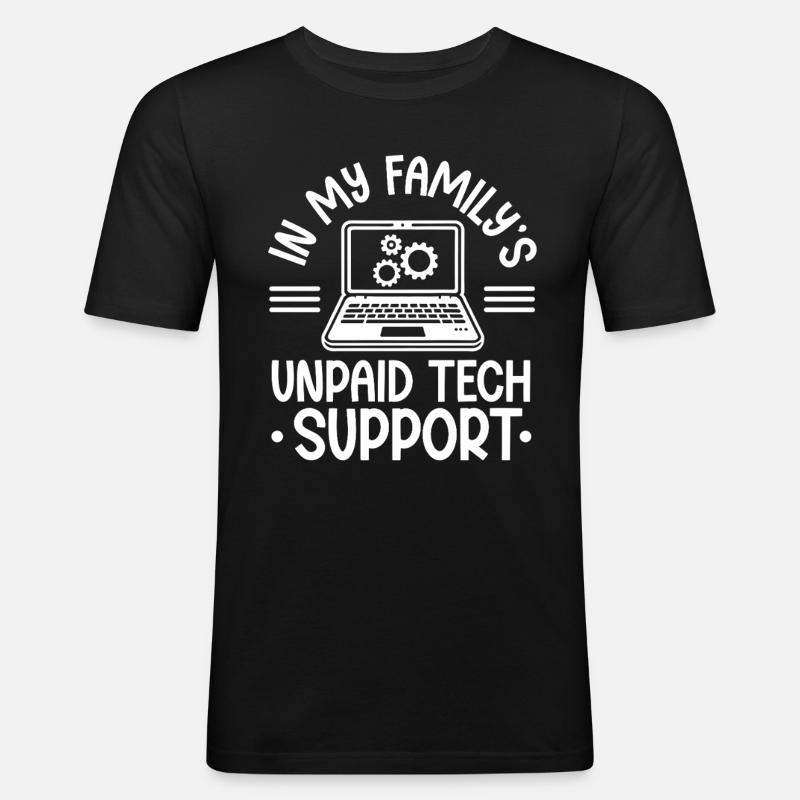 Programmierer Computercodierungssoftwareentwickler - Männer Slim Fit T-Shirt - Schwarz