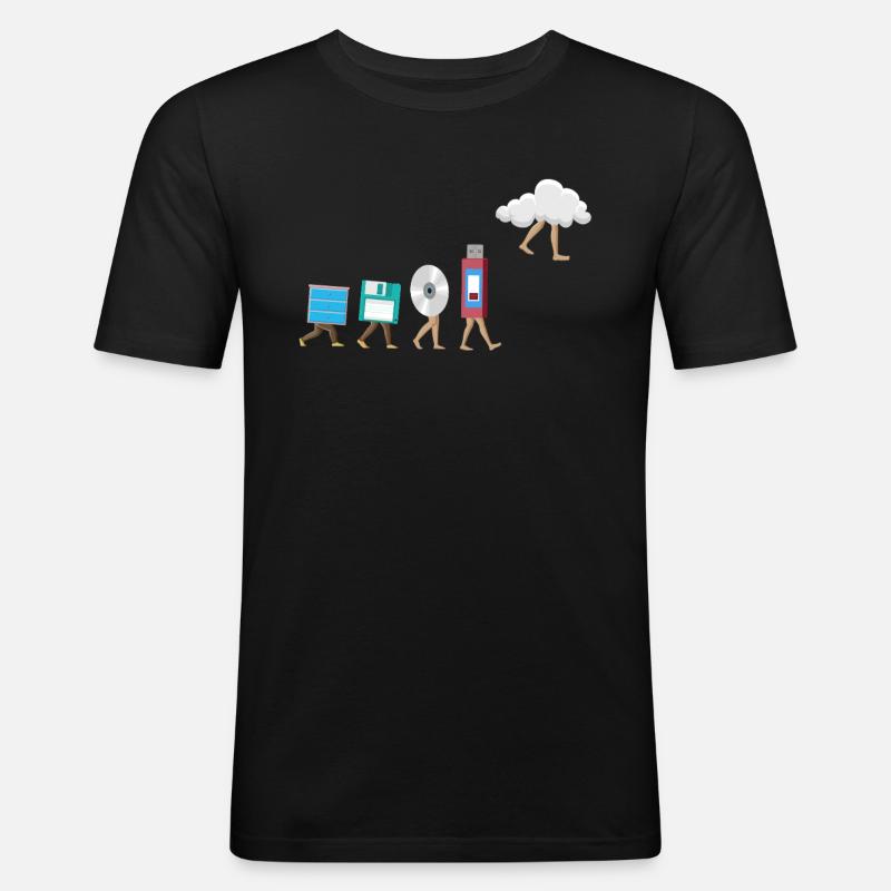 Programmierer Computercodierungssoftwareentwickler - Männer Slim Fit T-Shirt - Schwarz