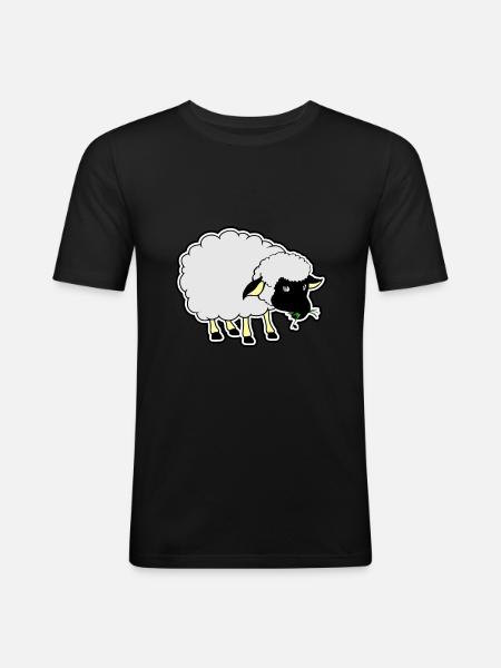 Black sheep - Men's Slim Fit T-Shirt - black