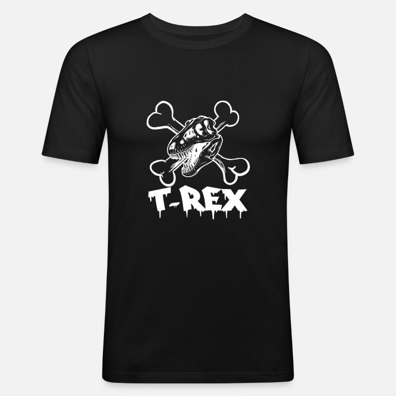 T-REX - Thyrannosaurus Rex - Men's Slim Fit T-Shirt - black