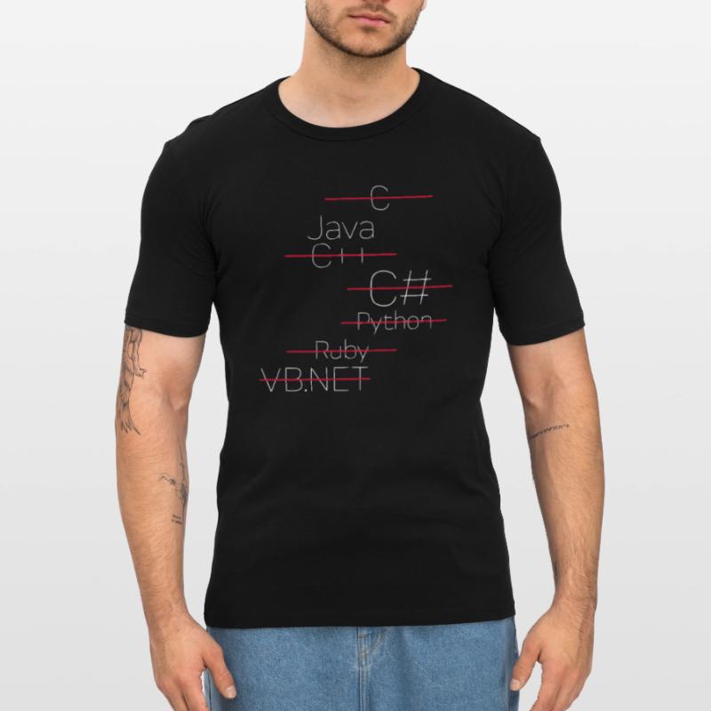 JAVA-KODNING / PROGRAMMERINGSSPRÅK Slim Fit T-shirt herr