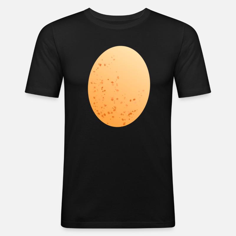 Egg chicken egg - Men's Slim Fit T-Shirt - black