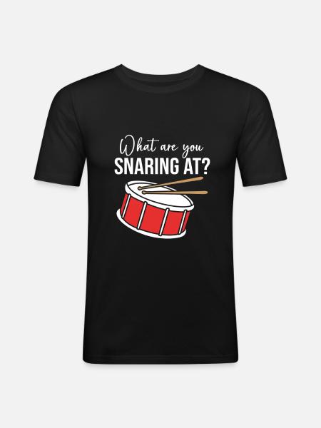 Drums Drummers Drumsticks - Men's Slim Fit T-Shirt - black