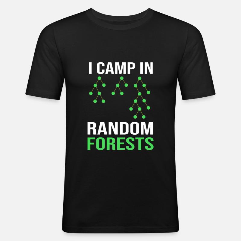 Programmer Coder GPT - Men's Slim Fit T-Shirt - black