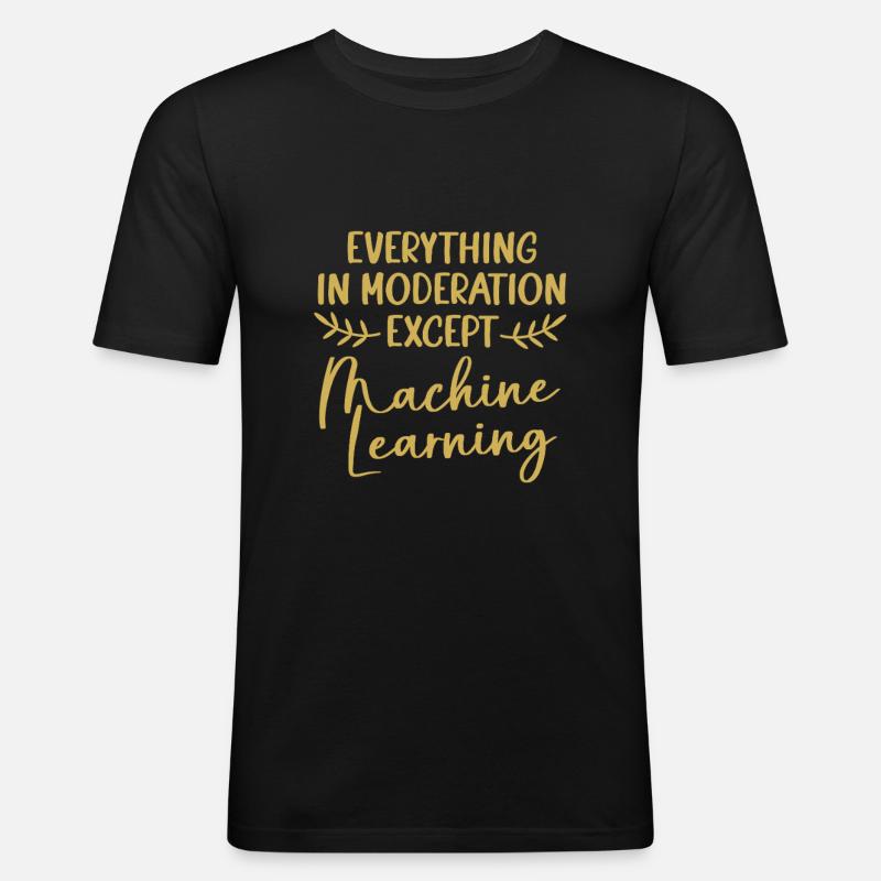 Programmeur codeur GPT - T-shirt près du corps Homme - noir