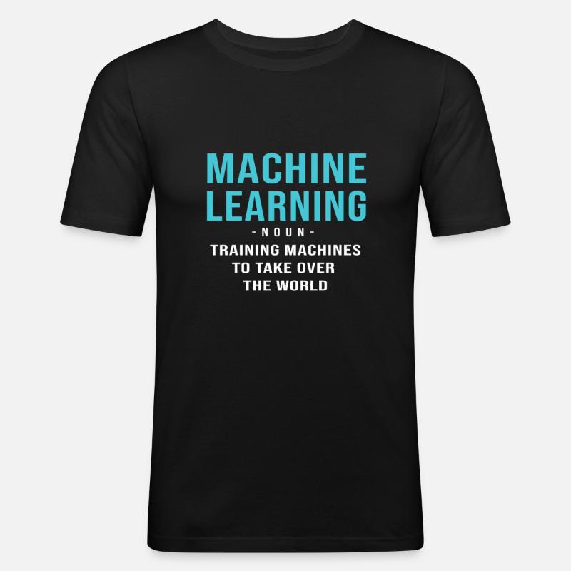 Codeur programmeur GPT - T-shirt près du corps Homme - noir