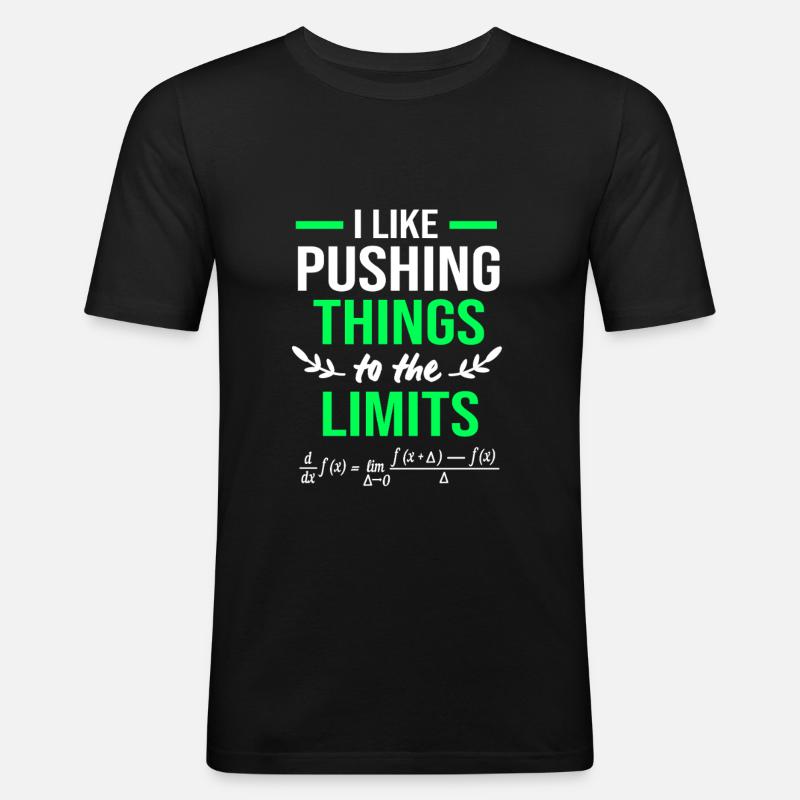 math math - Men's Slim Fit T-Shirt - black