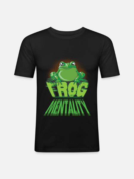 frog - Men's Slim Fit T-Shirt - black