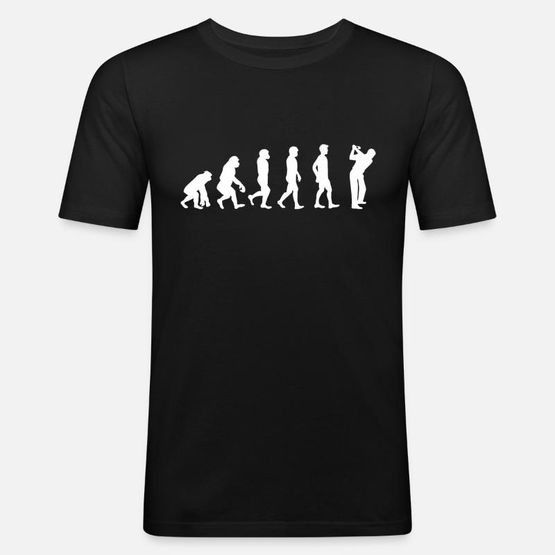 Evolution Golf - Men's Slim Fit T-Shirt - black