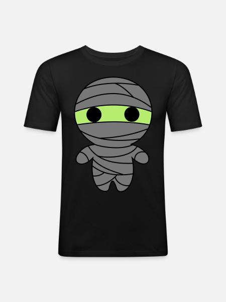 mummy - Men's Slim Fit T-Shirt - black