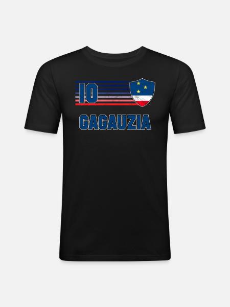 Gagauzia - Men's Slim Fit T-Shirt - black