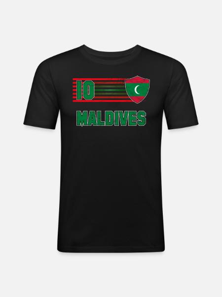 Maldives - Men's Slim Fit T-Shirt - black