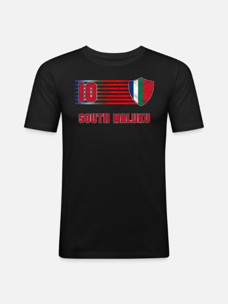 South Maluku - Men's Slim Fit T-Shirt - black