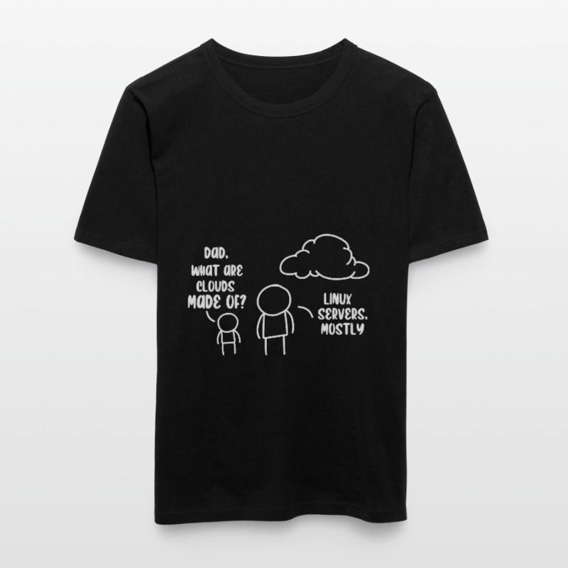 Cloud Storage Data Server Information Technology Men's Slim Fit T-Shirt