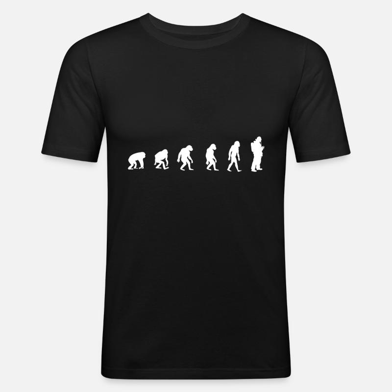 Pompier Pompier Pompier - T-shirt près du corps Homme - noir
