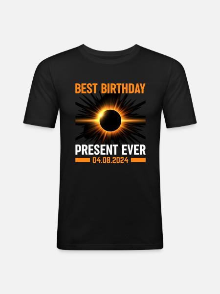 Éclipse solaire - Explorez l’obscurité - T-shirt près du corps Homme - noir