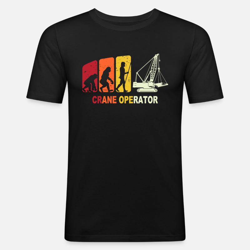Grutier Evolution Grutier - T-shirt près du corps Homme - noir