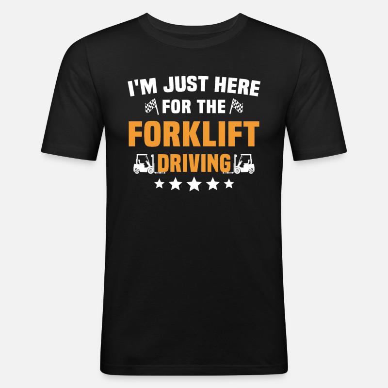 Forklift Forklift - Men's Slim Fit T-Shirt - black