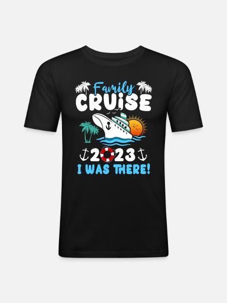 Cruise 2023 Cruise Ship - Men's Slim Fit T-Shirt - black