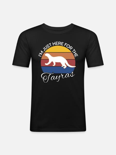 Funny Marten Sayings - Men's Slim Fit T-Shirt - black