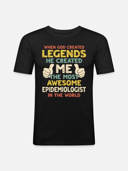 Epidemiologist - Men's Slim Fit T-Shirt - black