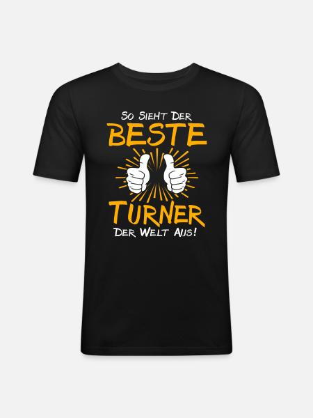 Turner Gift Idea - Men's Slim Fit T-Shirt - black