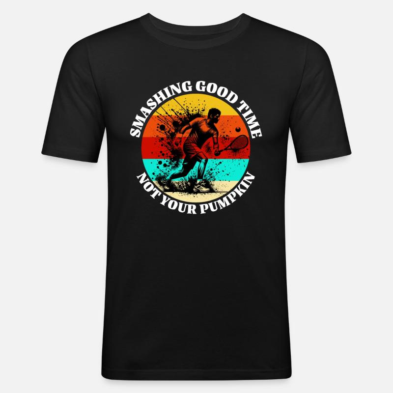 Squash Dad - Men's Slim Fit T-Shirt - black