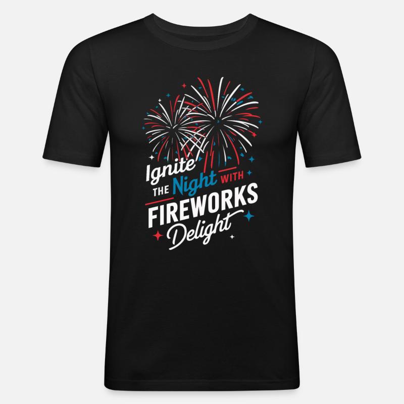 Pyrotechnics Fireworks Pyrotechnics - Men's Slim Fit T-Shirt - black